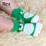 Rex London Бебешки чорапки Мечето Бруно 4 чифта