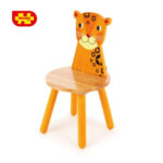 Bigjigs Детско дървено столче Тигърче T0202