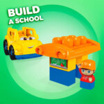 Mega Bloks Моят първи строител Училищен автобус GCX10