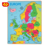 Bigjigs Дървен пъзел Карта на Европа BJ048