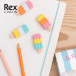 Rex London Комплект от 4 гумички Сладоледи на клечка 29010