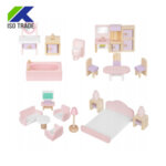 Iso Trade Обзавеждане за куклена къща  22 части KRU11213