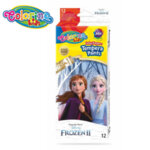 Colorino Disney Frozen Темперни бои 12 цвята в туби 12 ml 91062
