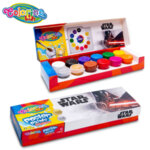 Colorino Disney Star Wars Темперни бои в бурканчета 12 цвята 89489