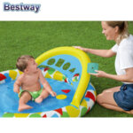 Bestway Бебешки басейн с надуваемо дъно и фигурки за сортиране 52378