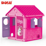 Dolu Unicorn Градинска розова къща за игра еднорог 2520