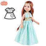 Paola Reina Комплект дрехи за кукла 32см 54542