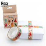 Rex London Лента за опаковане Цветни животинки 28693
