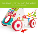 Hape Дървена музикална играчка за прохождане H0383