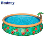 Betsway Надуваем басейн с прускалка, филтърна помпа и филтър 457х84см 57416