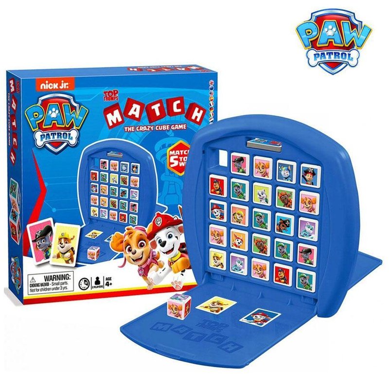 Winning Moves Top Trumps Match Paw Patrol | Gioco Di Dadi 4+ | Con Ryder, Chase, Skye E Gli Altri | Multilingua