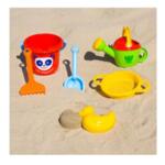 Gowi Детска кофа с лейка, сито, лопатка, гребло и формичка за пясък GW55836