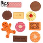 Rex London Дървени бисквити за чаено парти 29265