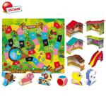 Lisciani Детска игра с дървени фигурки Ферма Montessori 85873