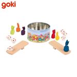 Goki Комплект мини дървени игри в метални кутийки 56709