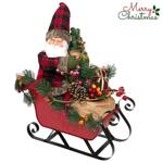 Коледна фигура Дядо Коледа с шейна 21801-Copy