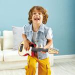 Hape Детско електронно укулеле Rock and roll Уча се да свиря със светлини h0624
