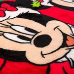 Disney Mickey Mouse Коледно одеяло 100 х 75см Мики и Мини 81779-Copy