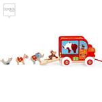 Scratch Дървено камионче-сортер Цирк 6181108