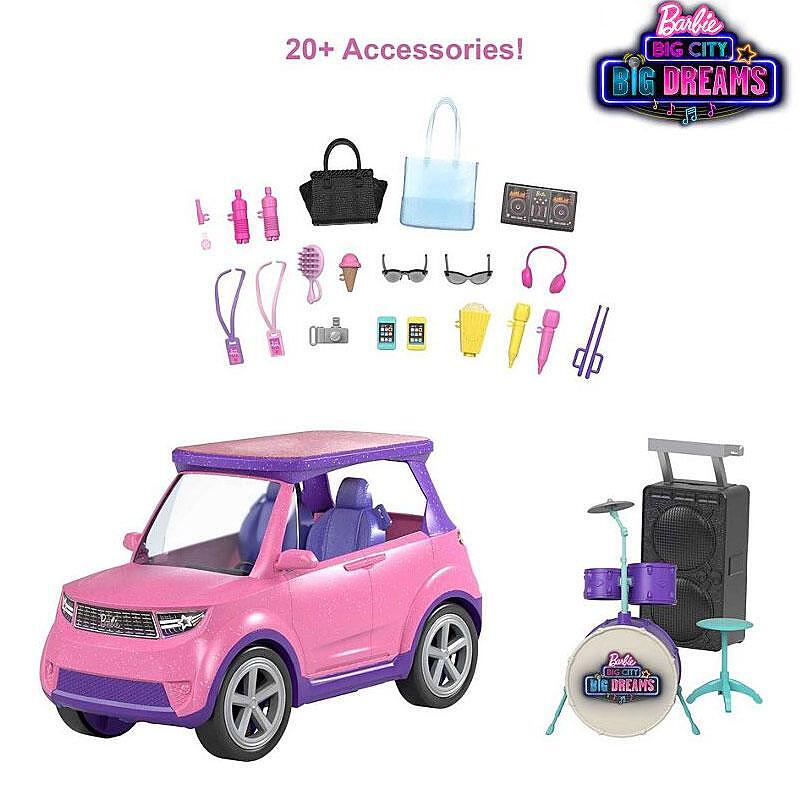 Barbie Трансформиращ се автомобил на кукла Барби GYJ25