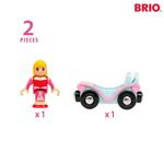 Brio Disney Princess Дървено влакче с фигурка Аврора, Спящата красавица 33314