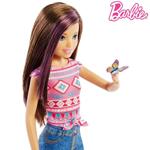 Barbie Кукла Skipper с любимец на къмпинг брюнетка HDF69