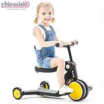 Chipolino Детски скутер 4в1 All Ride, жълт DSAR02003YE