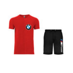Летен спортен комплект тениска и къси гащи BMW Mpower