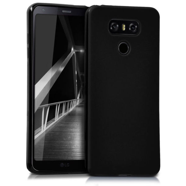 Черен силиконов гръб LG G6
