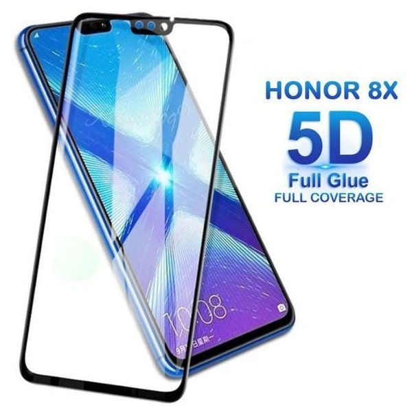 5D Glass FULL GLUE стъклен протектор Huawei Honor 8X