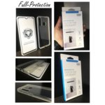 Комплект 5D Full Glue стъклен протектор + Clean Armor гръб Samsung A40-Copy