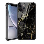Marble Black Glass стъклен гръб Iphone 12 Pro/12 Pro Max-Copy