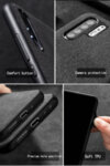 Alcantara кожен гръб Huawei P30 Lite-Copy