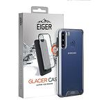 Eiger Glacier Case - удароустойчив хибриден кейс за Samsung Galaxy A21 (прозрачен)