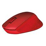 Logitech M330 Silent Plus red - Висококачествена тиха и компактна мишка