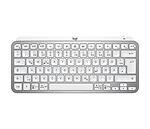 Logitech MX Keys Mini PALE GREY US - Висококачествена безжична клавиатура