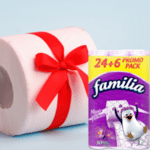 Тоалетна хартия Familia 24+6 броя ароматизирана