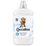 Омекотител Coccolino Sensitive & Soft, 1,450 литра, 58 пранета