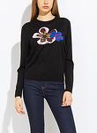 WOMENS KNITTED PULLOVER CREW NECK