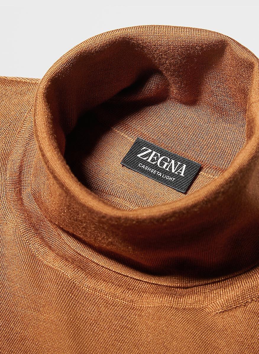 Поло пуловер от коприна и кашмир Zegna