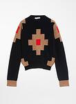 Пуловер с геометричен принт Max Mara Aris