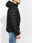 MENS HOODED FIBRE DOWN JACKET