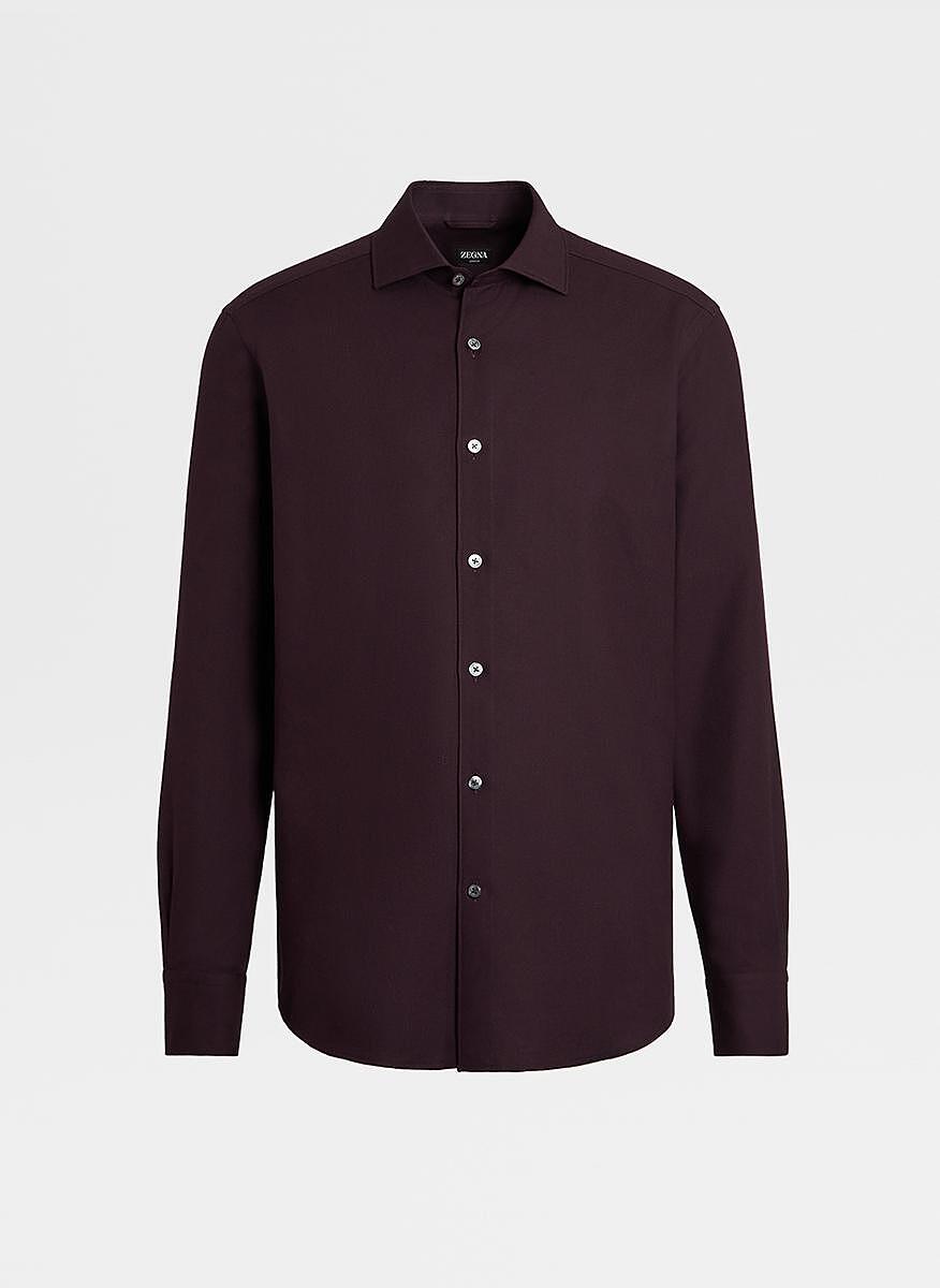 Риза от памук и кашмир Zegna