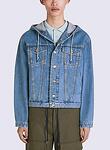 HOODED DENIM JACKET