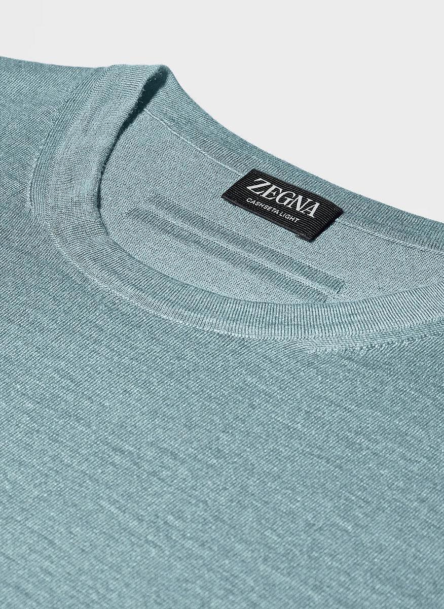 Блуза от кашмир и коприна 'Cashseta' Zegna