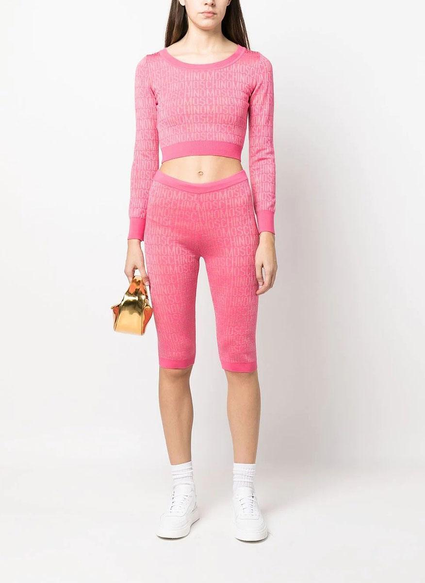 Блуза със скъсена дължина Moschino