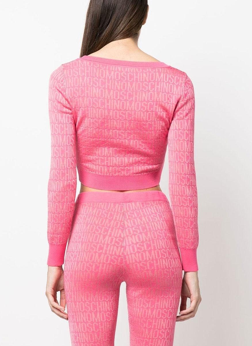 Блуза със скъсена дължина Moschino