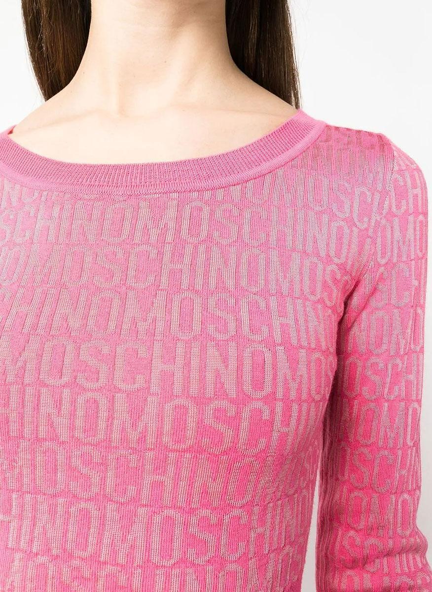 Блуза със скъсена дължина Moschino