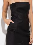 STRAPLESS FITTED DRESS