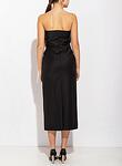 STRAPLESS FITTED DRESS